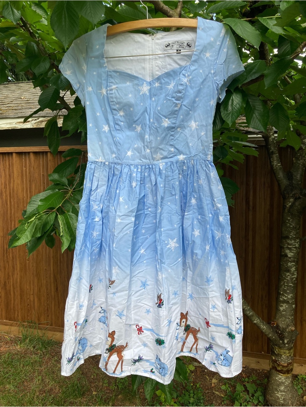 Light Blue winter design Dress